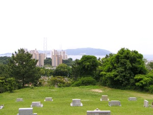 神戸市立舞子墓園の風景